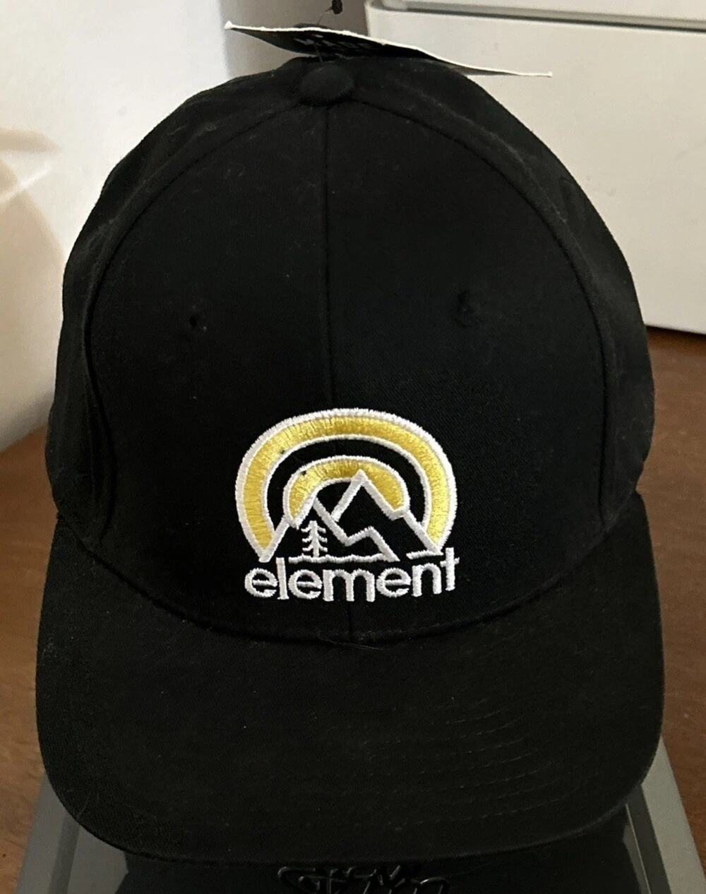 Element Snapback Hat Made To Endure Black With Logo One Size New With Tags!